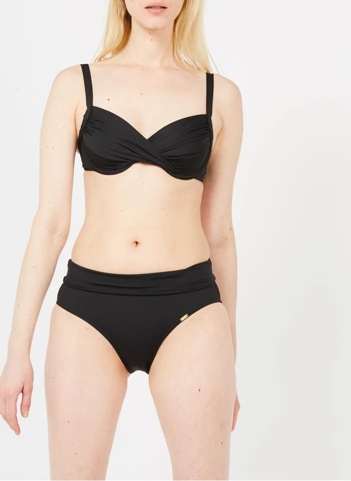 ANDRA - Bikinibroekje Met Hoge Taille | Zwart - Afbeelding 4