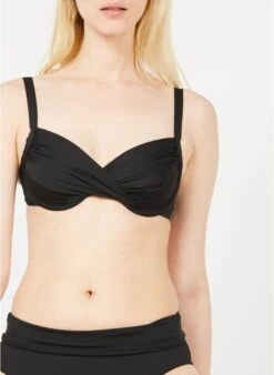 SASKIA - Bikinitop | Zwart