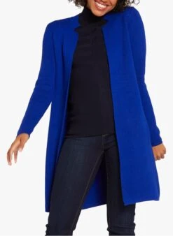 MORGAN Open Vest | Blauw