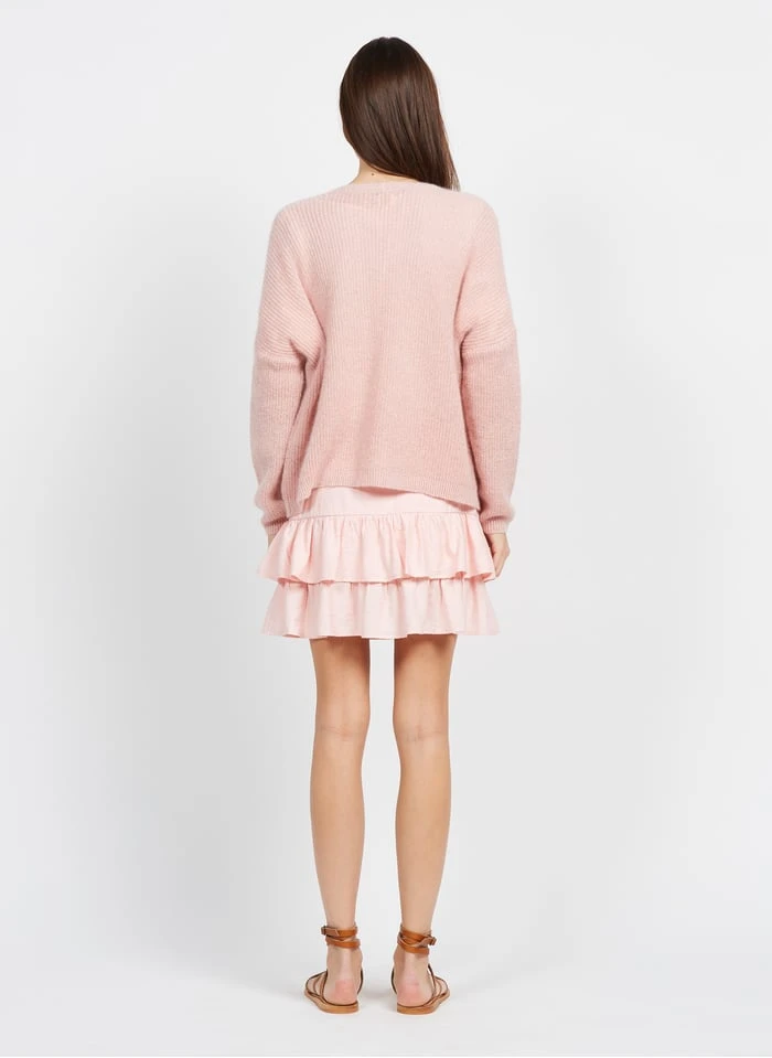 DES PETITS HAUTS DOLISE - Vest Wolblend Met Mohair | Beige - Afbeelding 5