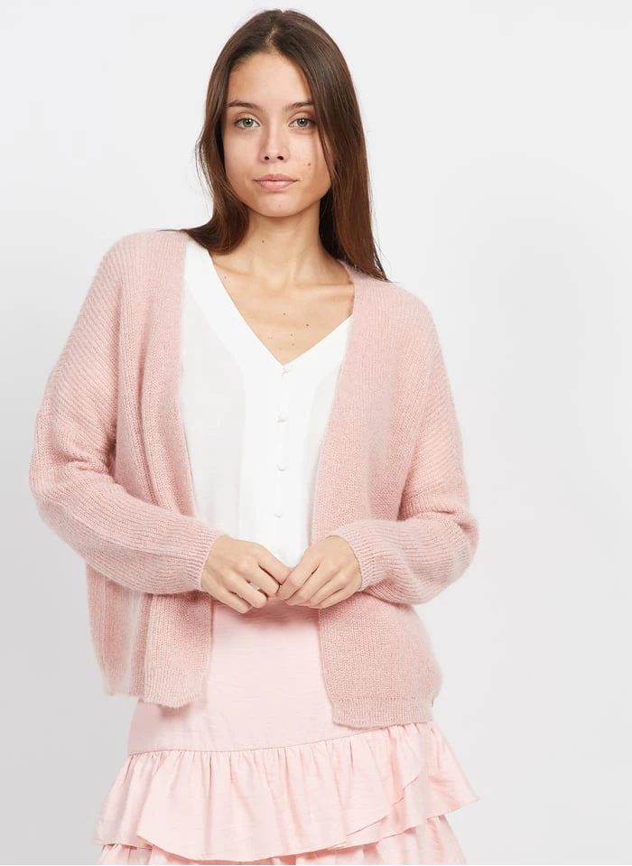 DES PETITS HAUTS DOLISE - Vest Wolblend Met Mohair | Beige