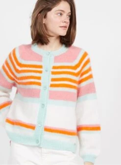 DES PETITS HAUTS BELENE - Vest Van Mohairmix | Veelkleurig