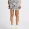 IRO FOSCA - Korte, Katoenen Rok | Grijs