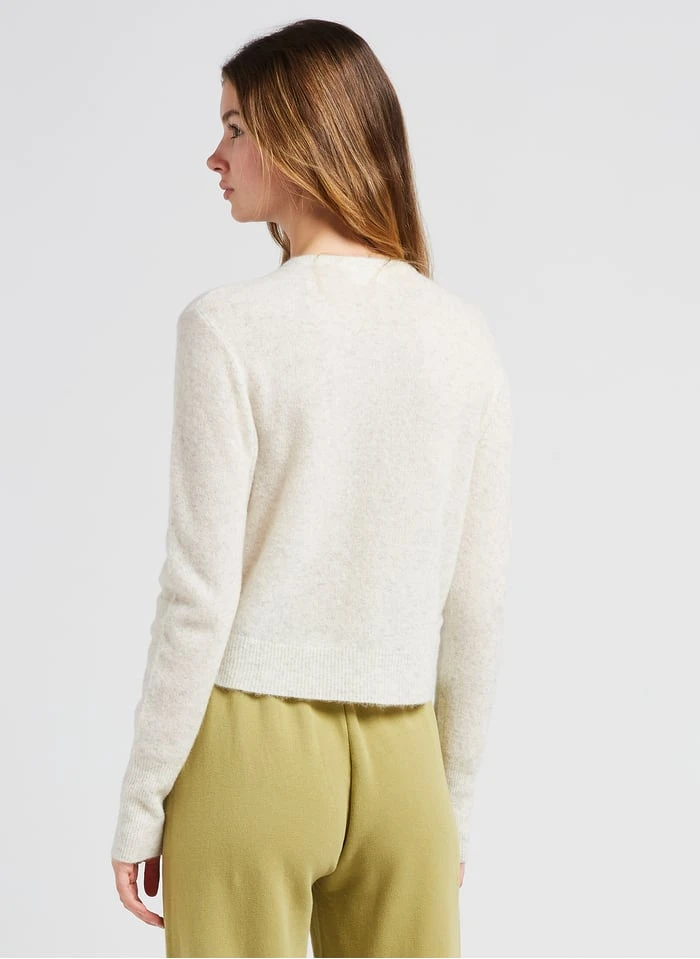 American Vintage RAZPARK - Kort Vest Wolblend | Beige - Afbeelding 2