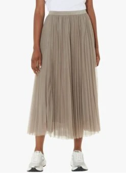 Tara Jarmon JUILLET - Lange Plissérok | Beige