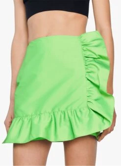 Sandro MARLENE - Korte Rok Met Volants | Groen