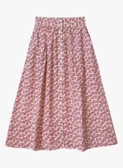 FRNCH ARMIRA - Halflange Rok Van Viscose Met Print | Roze