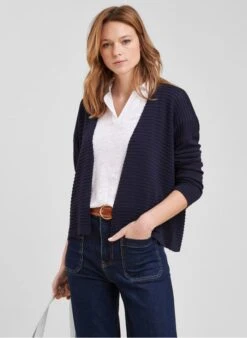 Soepelvallend En Wijd Vest | Blauw