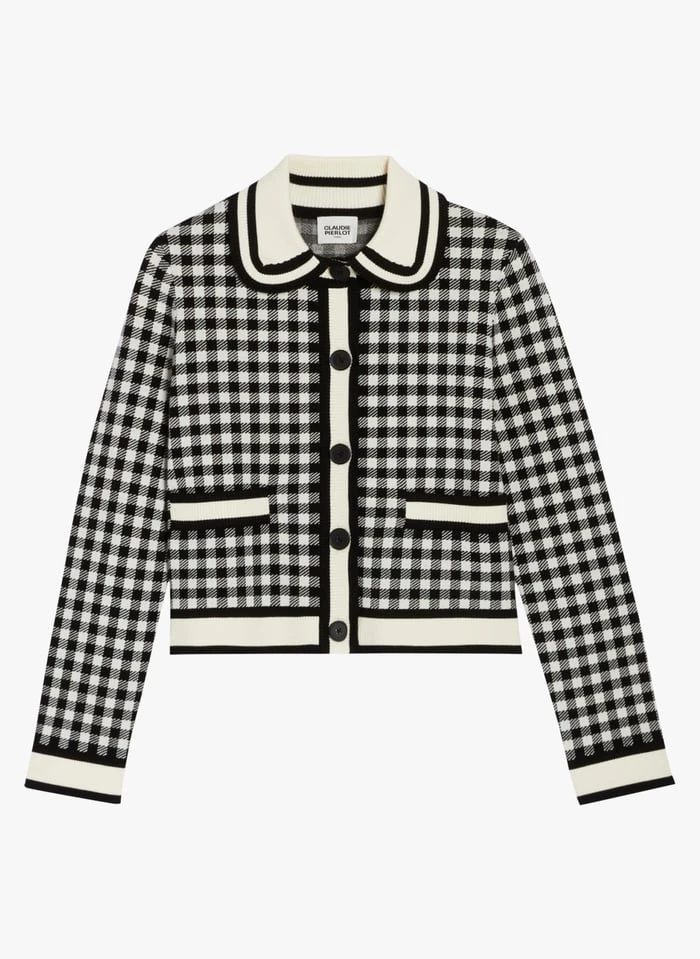 CLAUDIE PIERLOT MILAD - Vest Met Vichy-ruitje | - Afbeelding 2