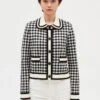 CLAUDIE PIERLOT MILAD - Vest Met Vichy-ruitje |