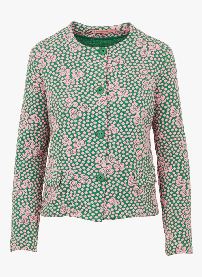 ALEGRIA - Vest Met Ronde Hals En Bloemenprint Katoenblend | Rood - Afbeelding 3