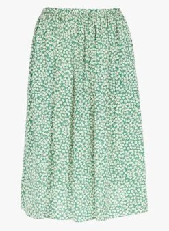 GERARD DAREL BLUE - Soepelvallende, Halflange Rok Met Print | Groen