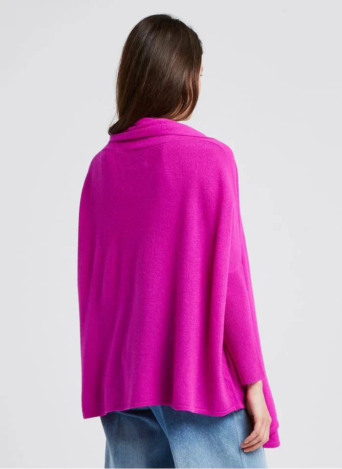 LOUKA - Vest Van Kasjmier | Violet - Afbeelding 2