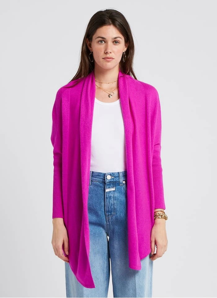 LOUKA - Vest Van Kasjmier | Violet - Afbeelding 4