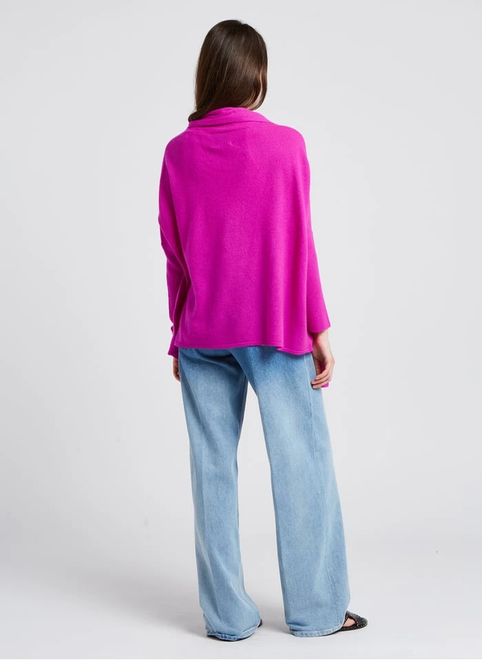 LOUKA - Vest Van Kasjmier | Violet - Afbeelding 6