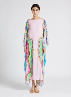 ESSENTIEL ANTWERP DOLLI - Kaftanjurk Met Print | Violet