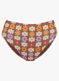 Bikinibroekje Met Hoge Taille En Print | Veelkleurig