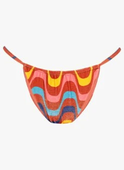 Bikinibroekje Met Golvenprint | Veelkleurig