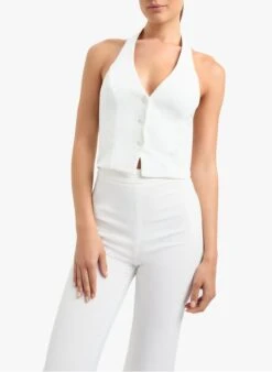 KOOKAI Giletje Met V-hals | Wit