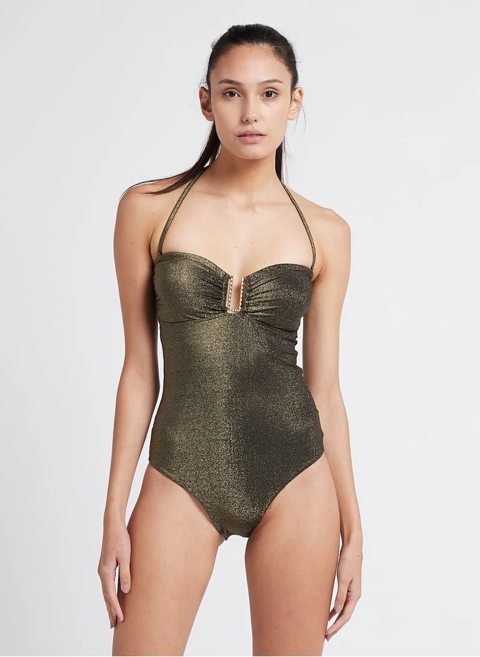 CHARLIE - Badpak Met Pailletten | Zwart - Afbeelding 4